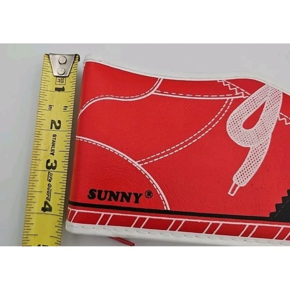 SUNNY Vintage Shoe Pencil Holder 14 Pc Colored Pencils Markers Lido Walker Red